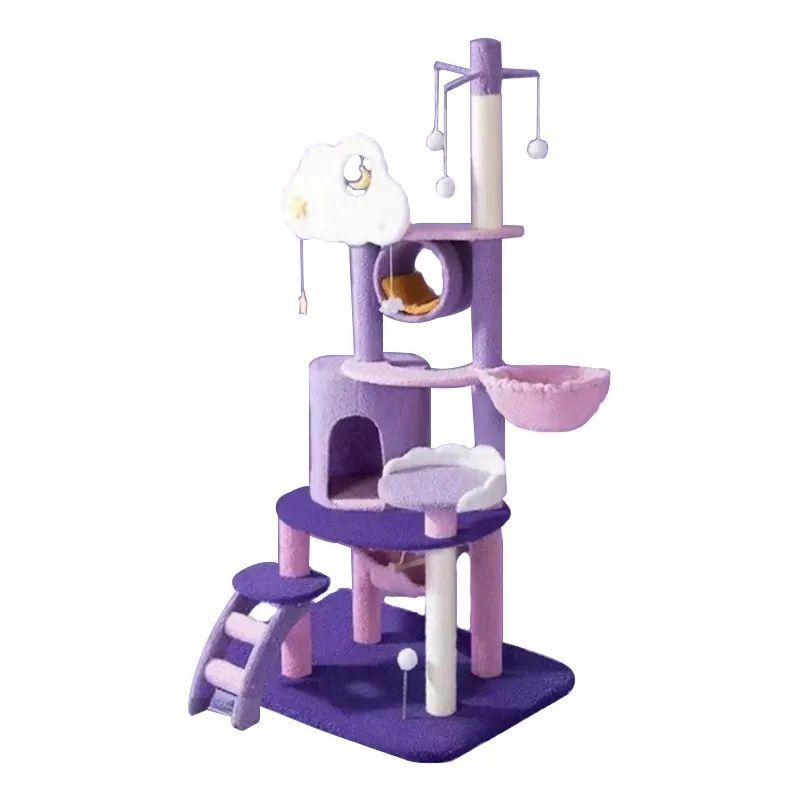 Cat Tree Ukunyuka ifanitshala Cat Scratcher Towers